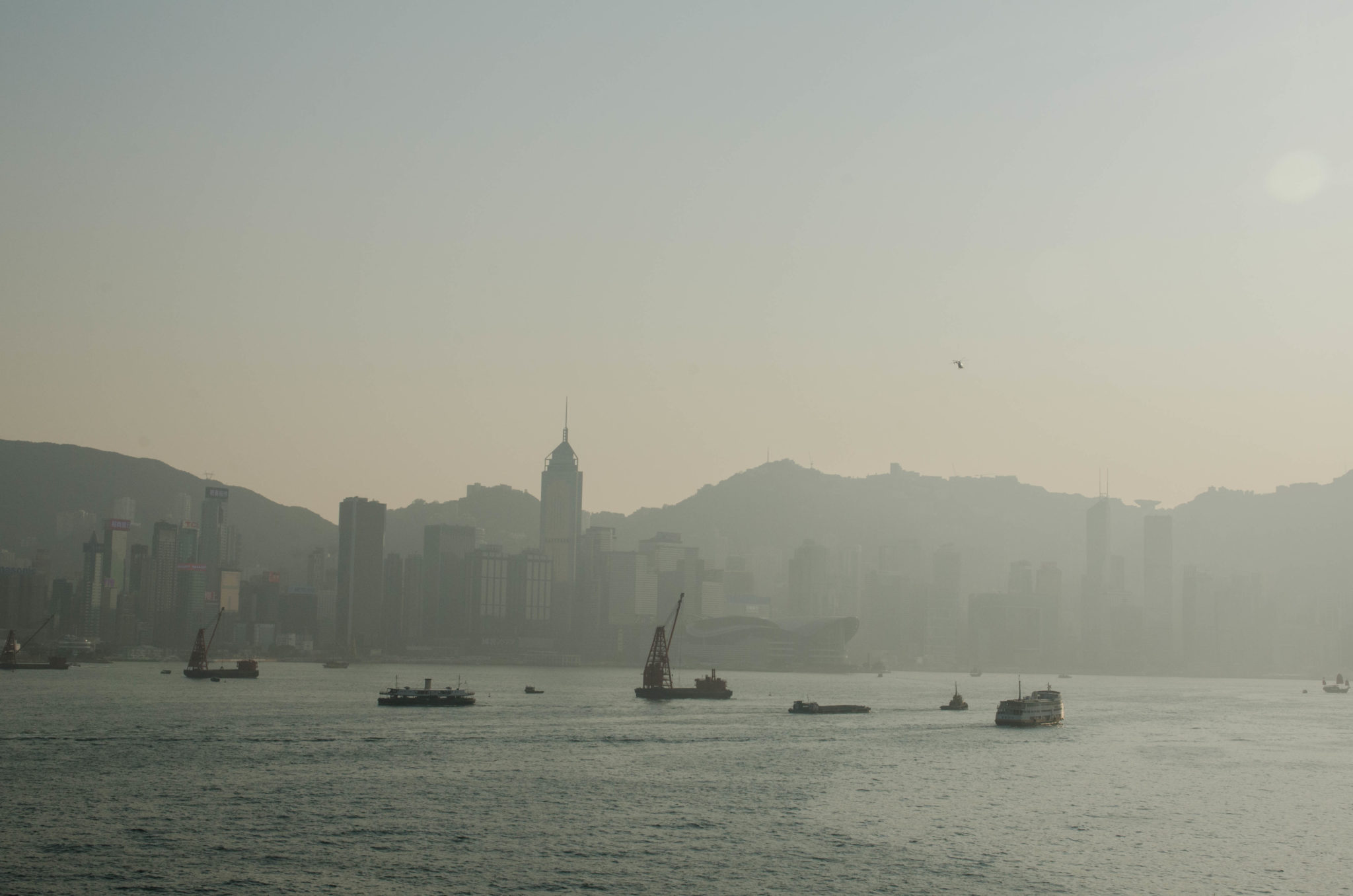 Allein der Anblick der Skyline von Hongkong Island ist der Hammer.