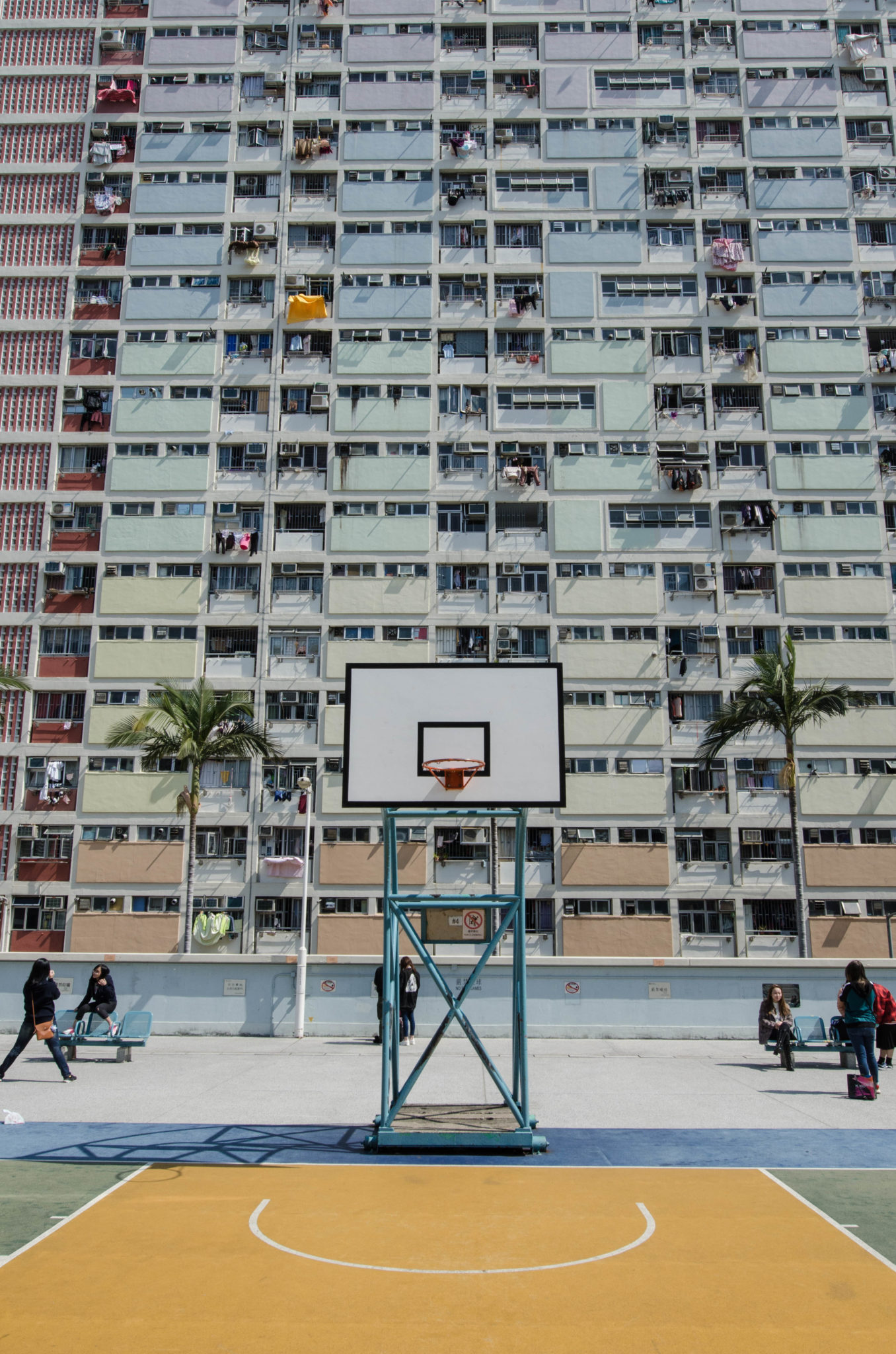 In Kowloon steht der berühmteste Basketballplatz in Hongkong