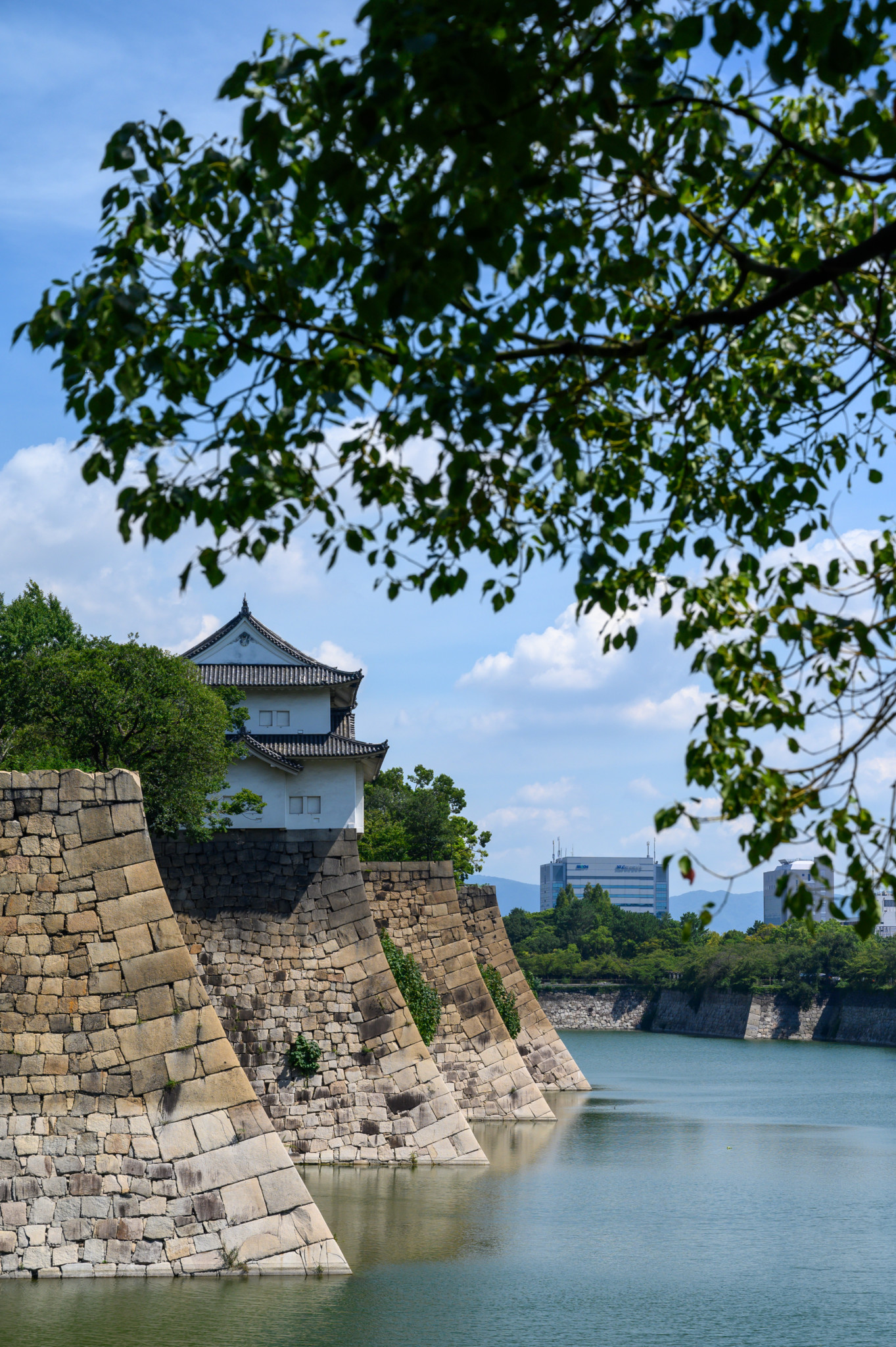 Das Osaka Castle von außen