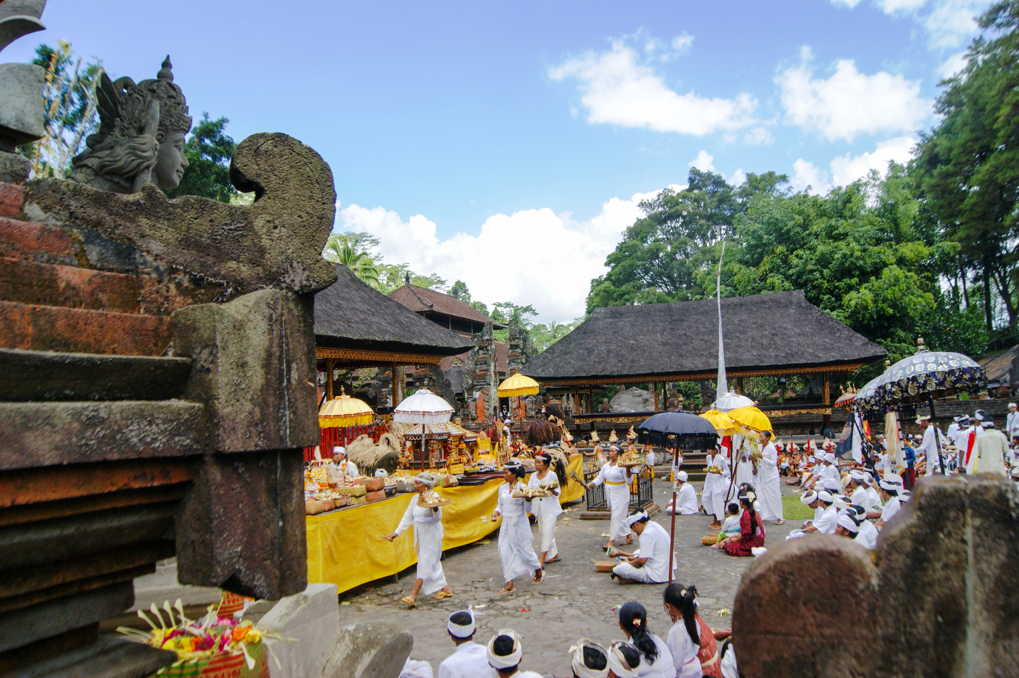 Zeremonie auf Bali