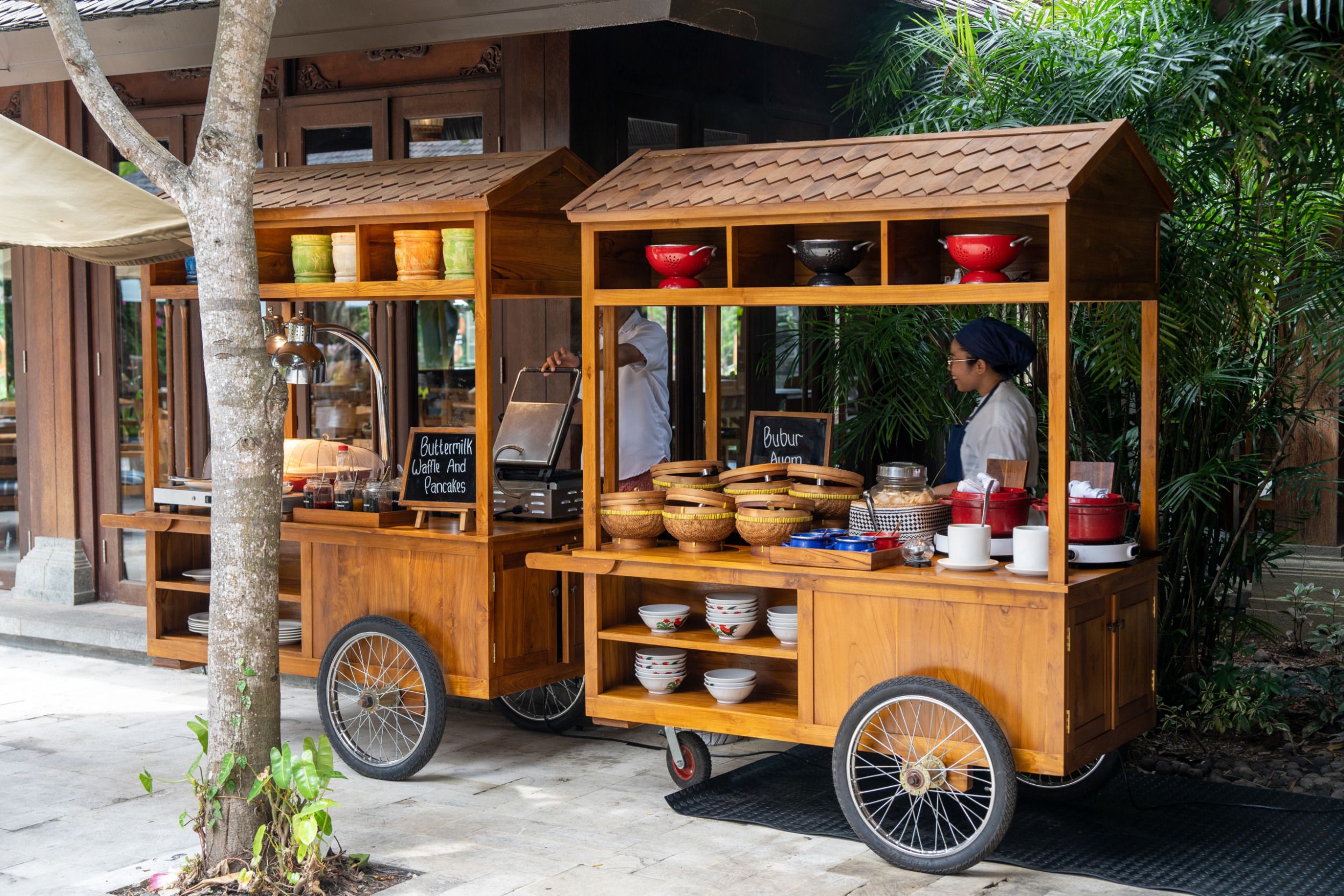 Das Frühstück im Hyatt Regency Bali ist super umfangreich