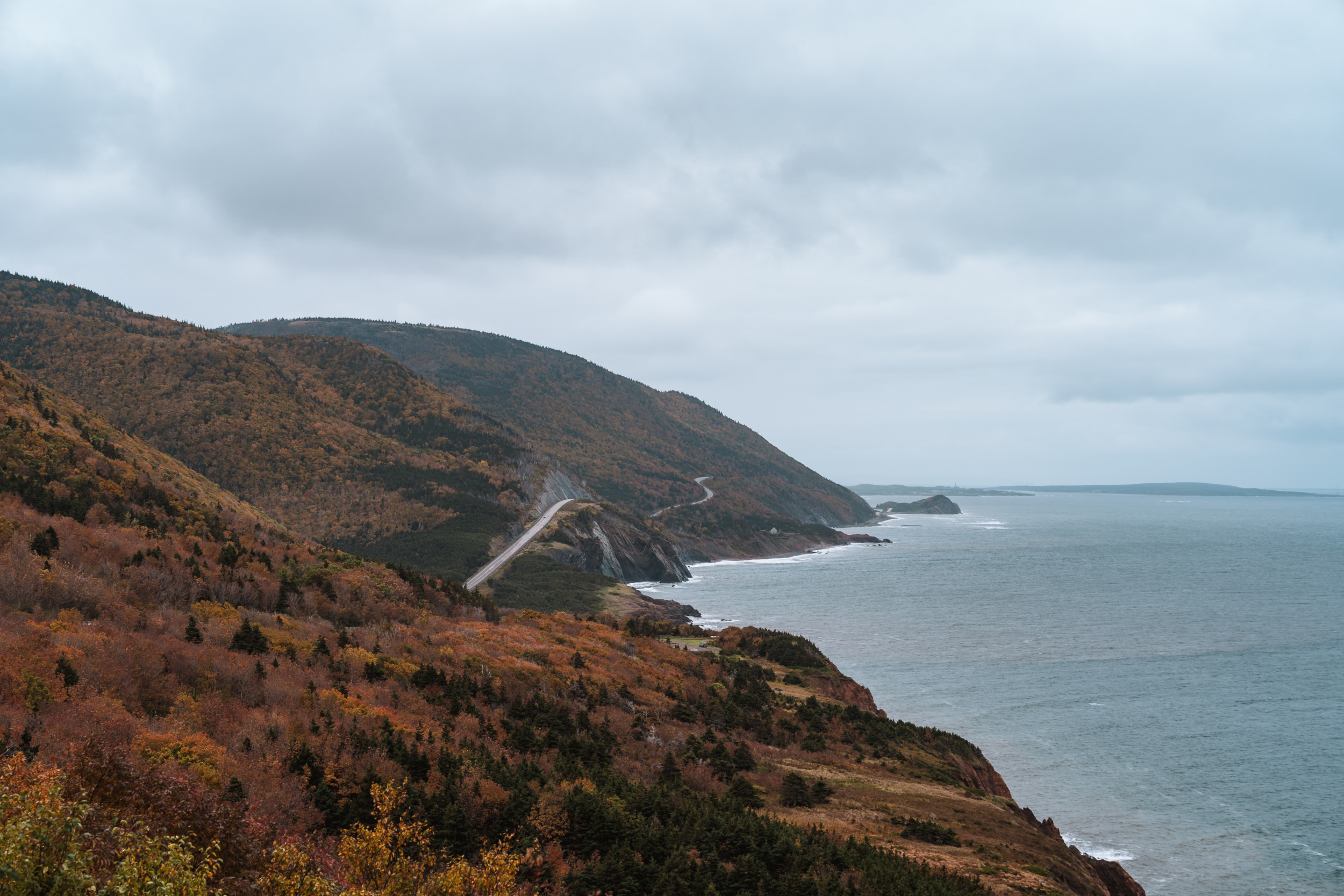 Der Cabot Trail gehört zu den schönsten Panoramastrecken in Nova Scotia