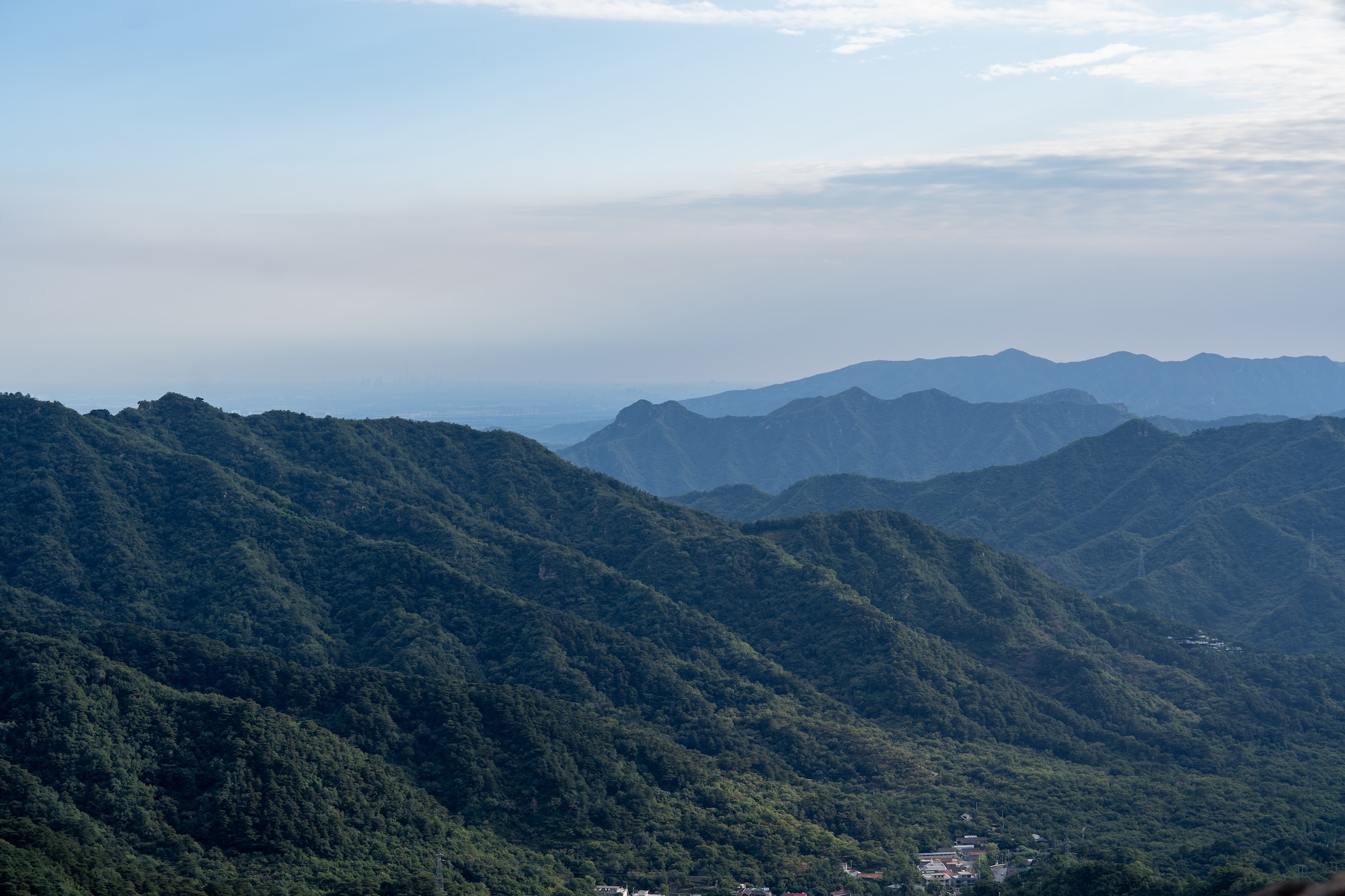 Ausblick Chinesche Mauer