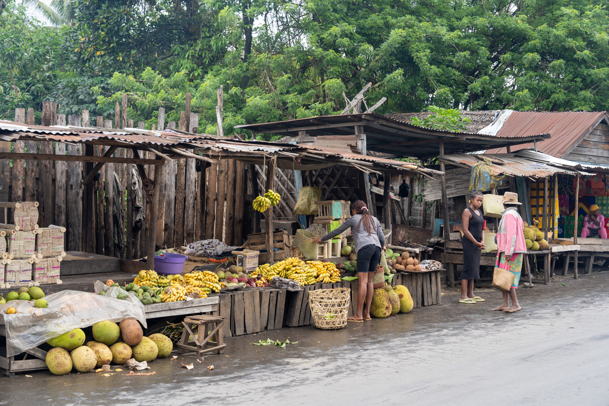 Straßenmarkt auf Madagaskar