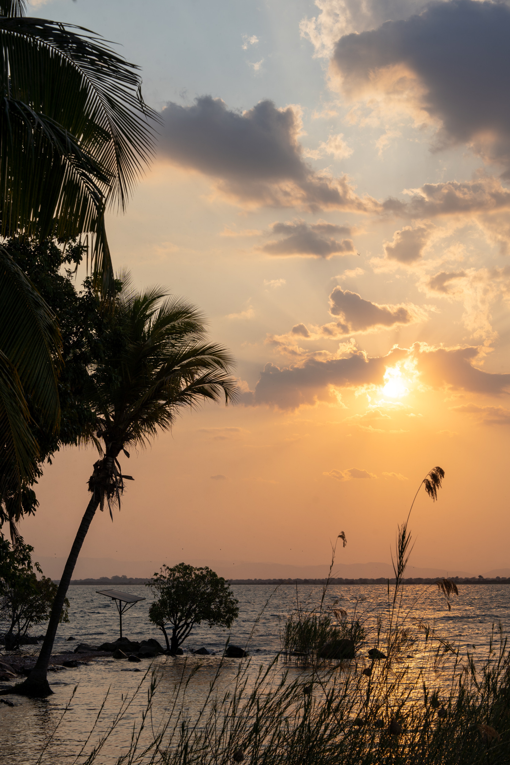 Sonnenuntergang Blue Zebra Island Lodge